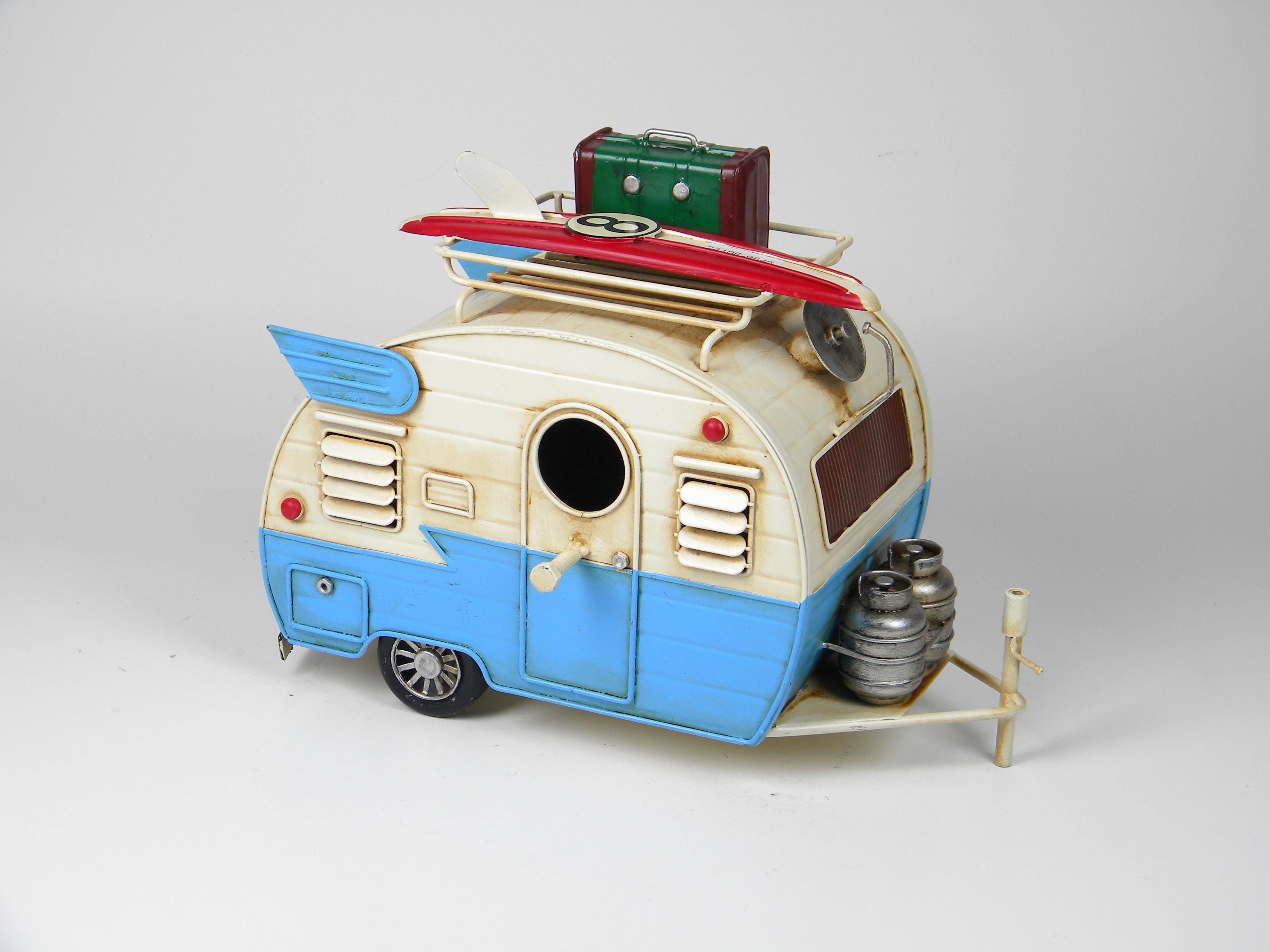 Decorative Metal Camper Trailer