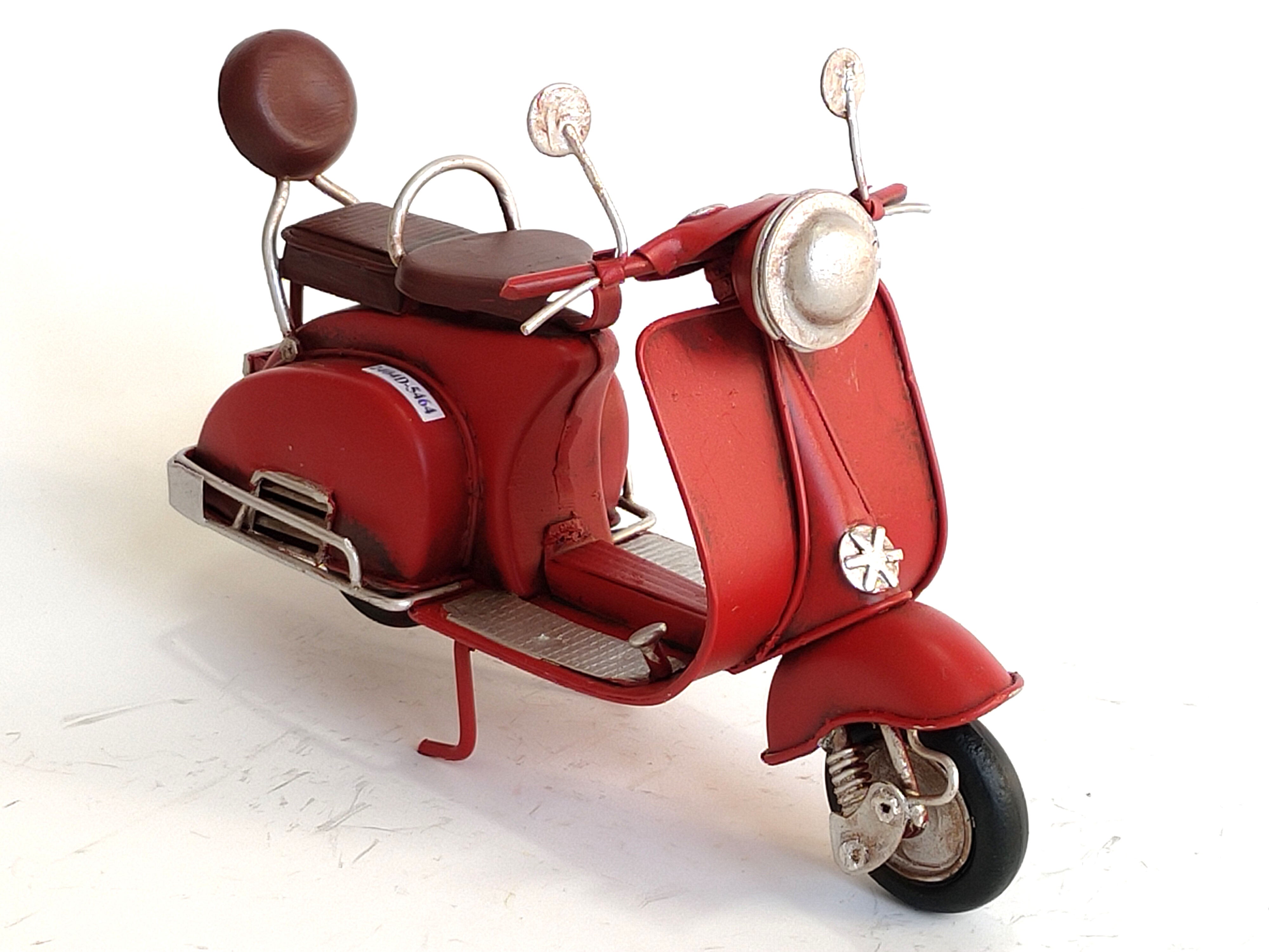 Vintage Metal Scooter Red & White